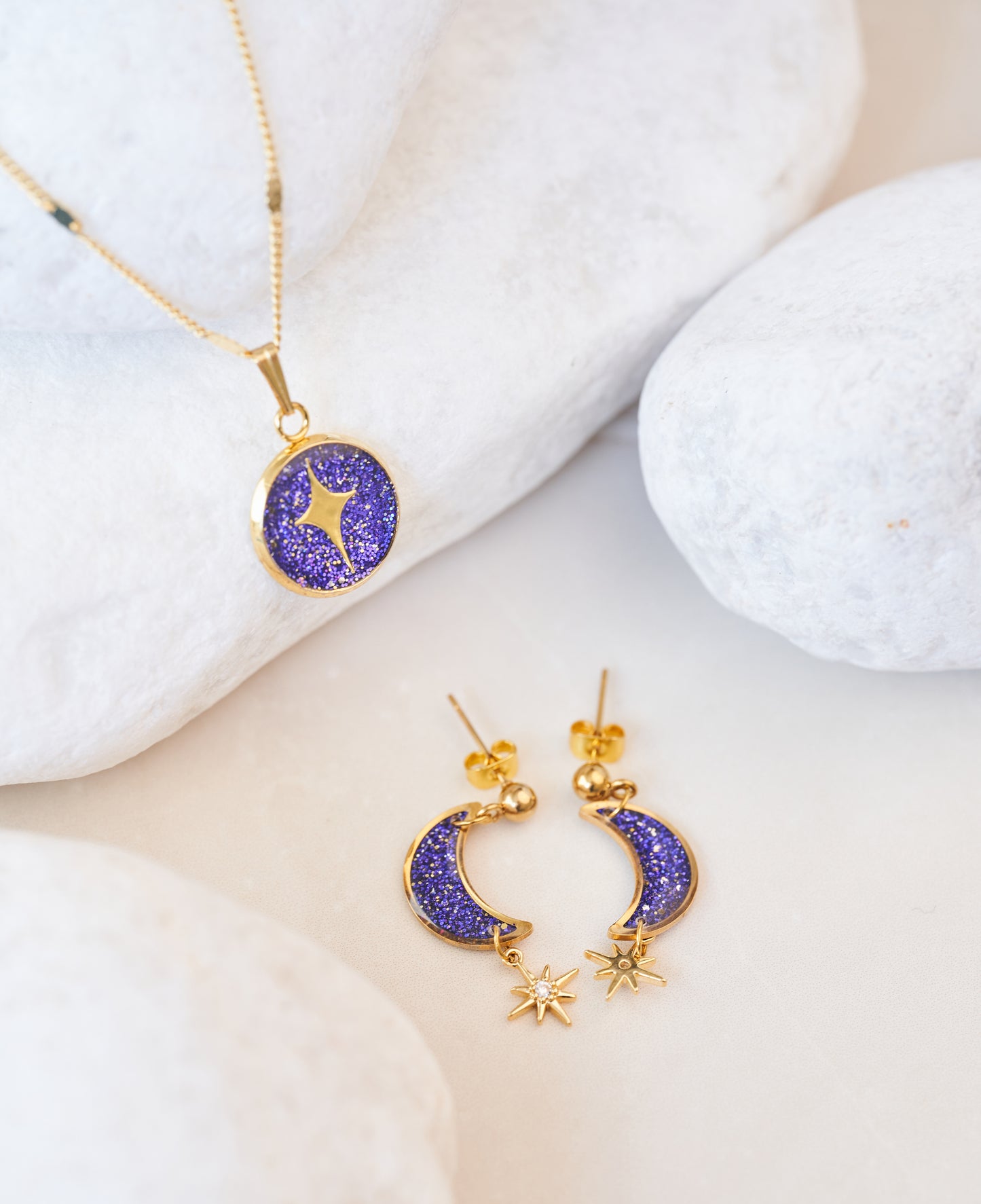 Opal Celestial Pendant Necklace