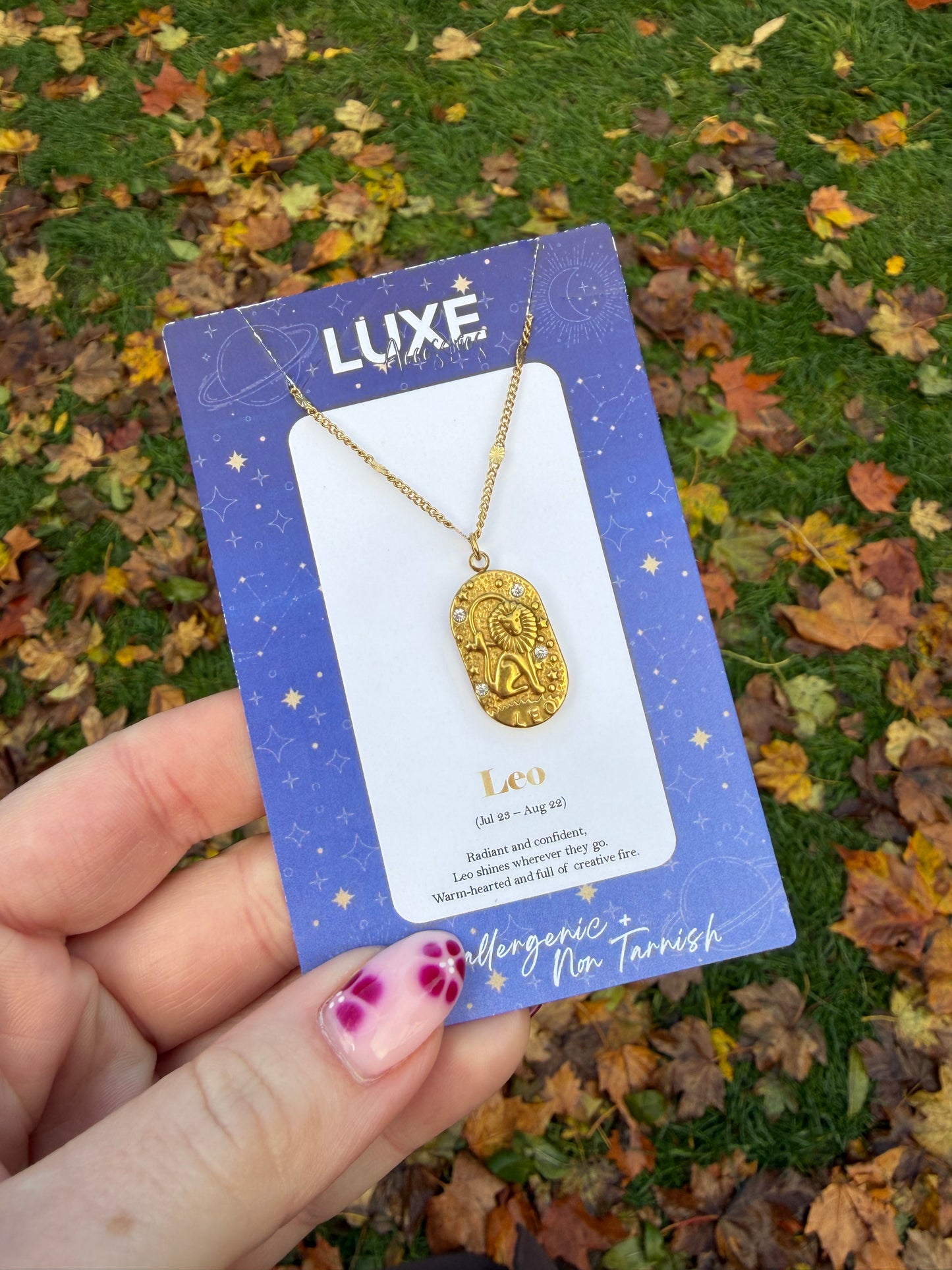 ✨ Horoscope Necklace – Zodiac Sign Necklace | Personalised Gold Non-Tarnish Jewellery Gift for Her