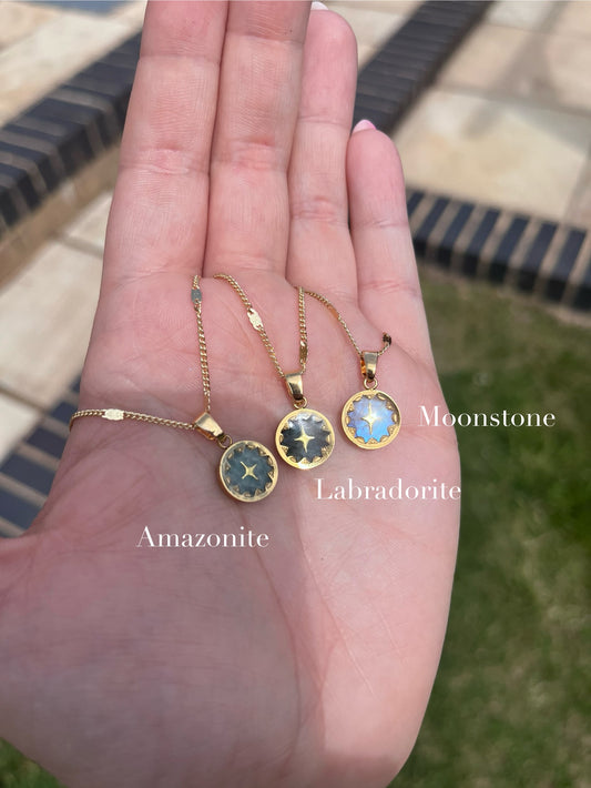 Semi Precious Star Pendants