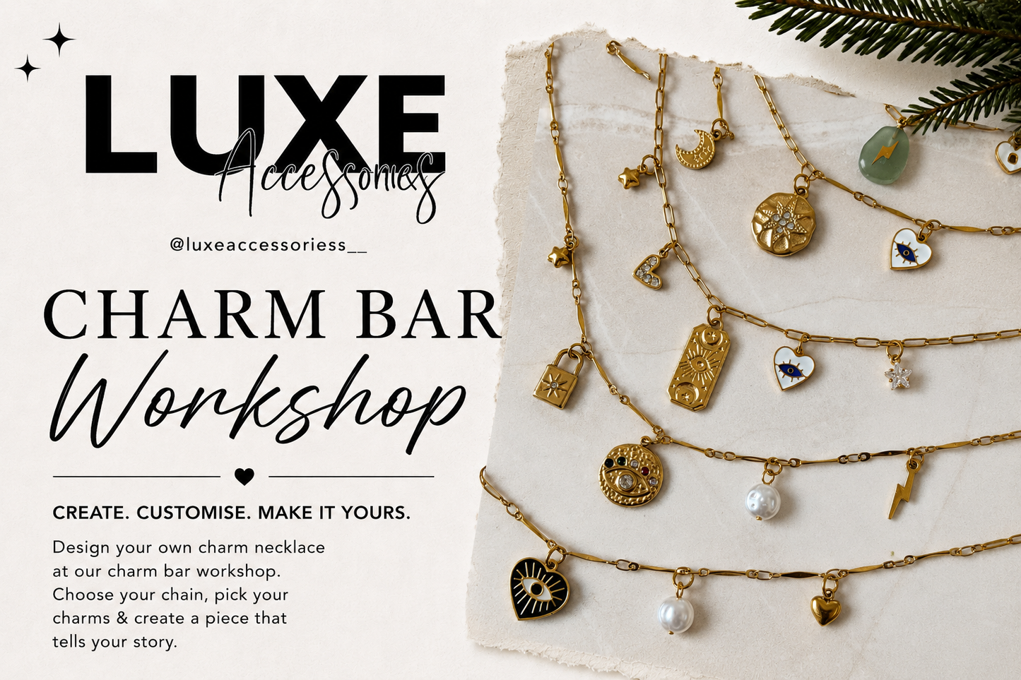 Charm Bar Workshop PRIVATE PARTY ✨